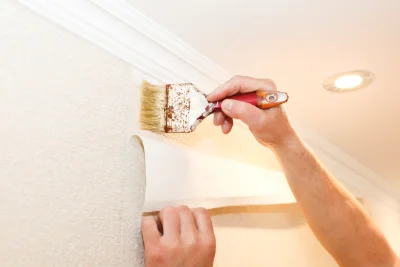 Pose de papier peint à Beaumont — revêtements muraux et toiles de verre